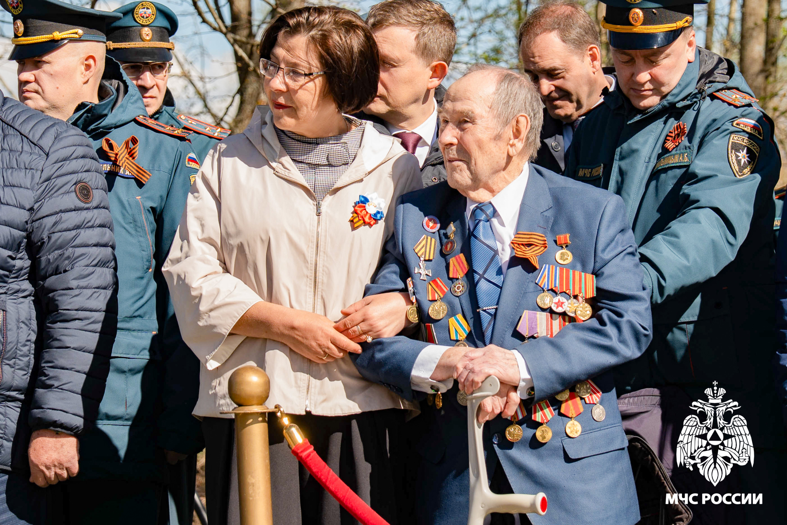 Торжественный митинг на Невском пятачке